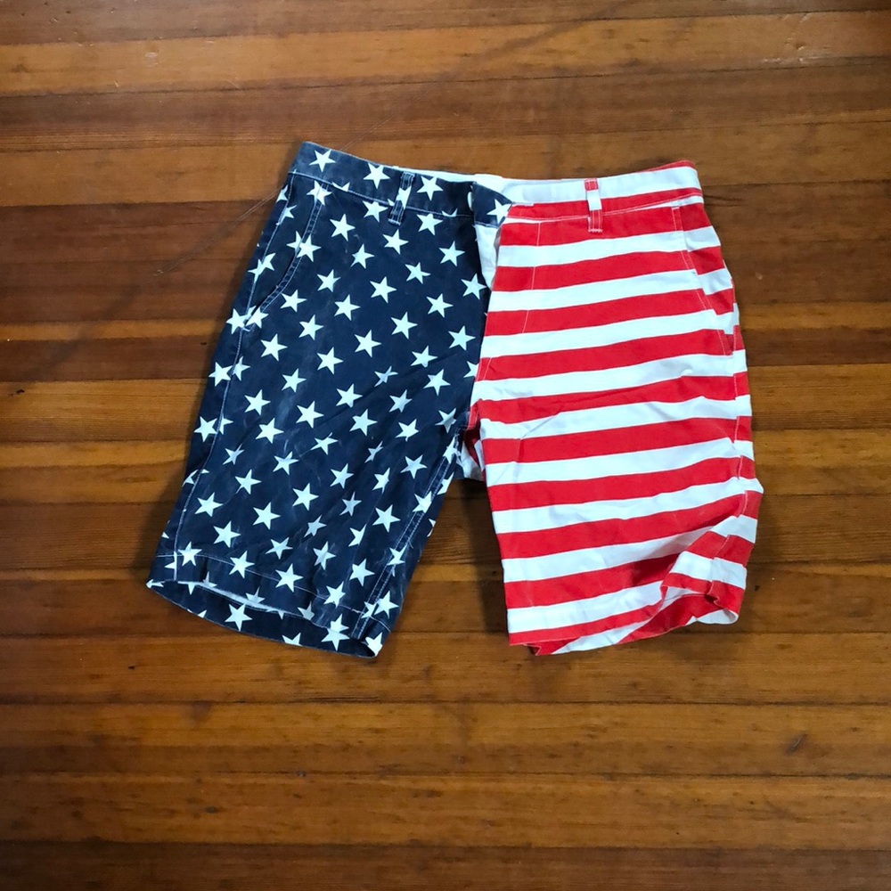 Bonobos American Flag Shorts 32 waist